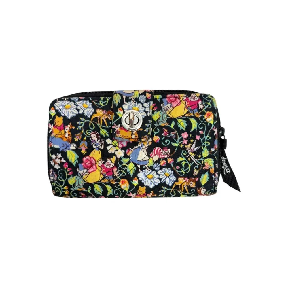 Disney Vera Bradley Alice in Wonderland Bambi Sleeping Beauty Oversized Wallet